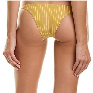 🆕️ VITAMIN A CARMEN BIKINI BOTTOM in Dorada Stripe  M NWT